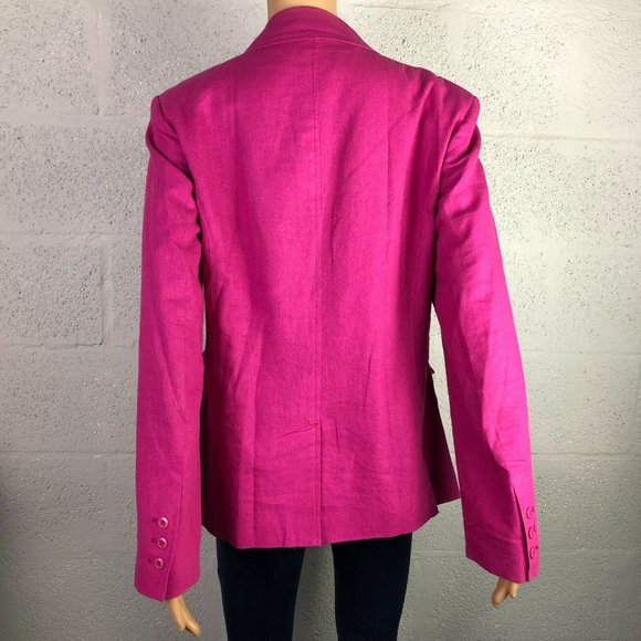 Chadwicks Of Boston Pink Holiday Blazer Style 60443FCBR Size14 - Picture 5 of 7